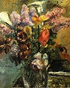 Lovis Corinth Tulpen, Flieder und Kalla oil